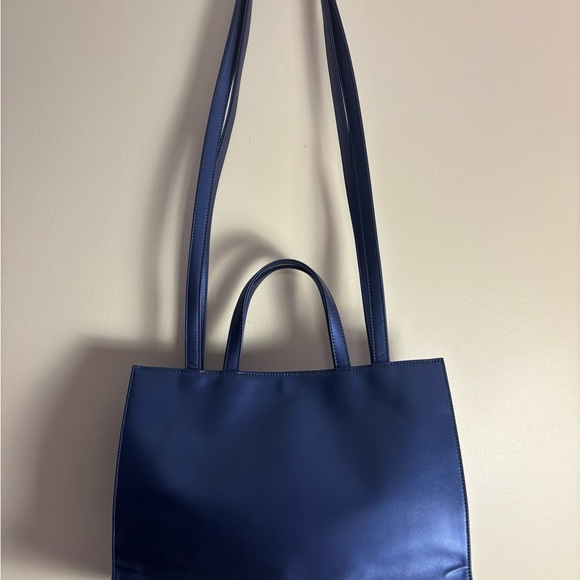Telfar Medium Cobalt Shopping Bag w/ Dust Bag •EUC• - Picture 8 of 16